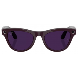 Умные очки Ray-Ban Meta* Skyler Gen 2 Shiny Mystic Violet, Фотохромные линзы Clear to Amethyst Transitions (RW4014)